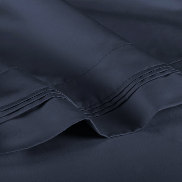 California King Extra Deep Pocket 6 PC Sheet Set 1000 TC Satin Silk Solid Color
